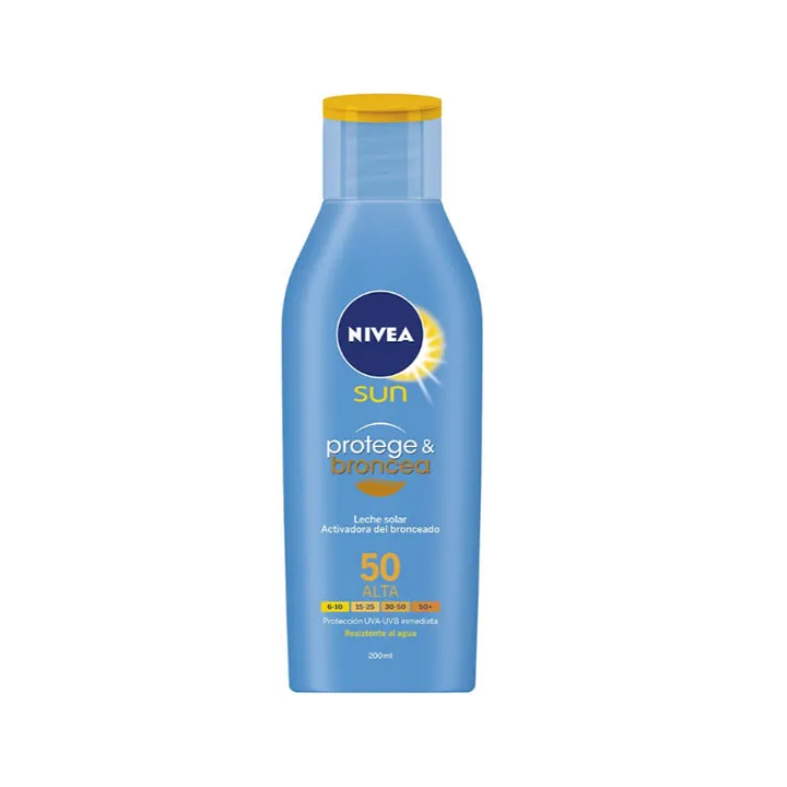 Nivea Sun Protect And Bronze Tan Activating Sun Lotion Spf50 200ml 