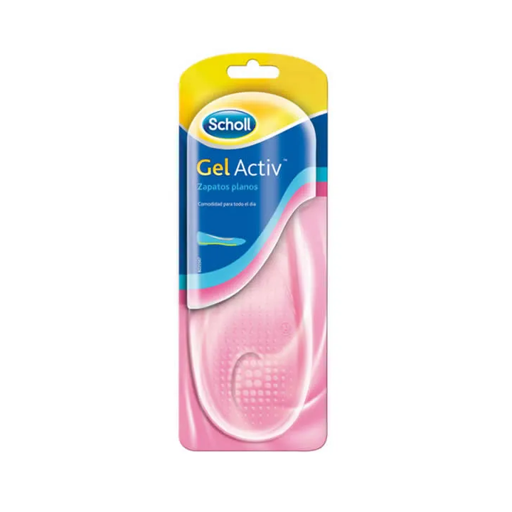 Scholl GelActiv Insoles For Flat Shoes Size 35-40.5