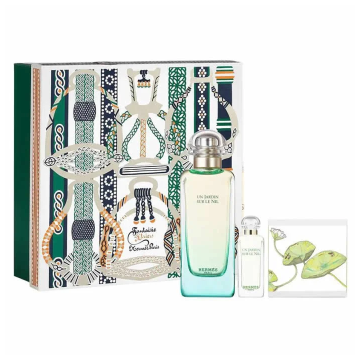 Hermès Un Jardin Sur Le Nil Eau De Toilette Spray 100ml Set 3 Artikel