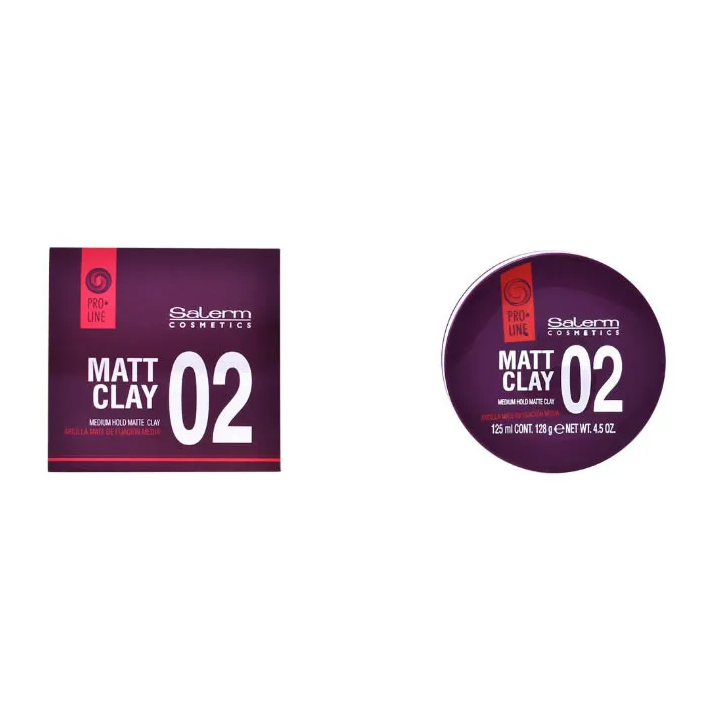 Salerm Cosmetics Matt Clay Medium Hold Matte Clay 125ml