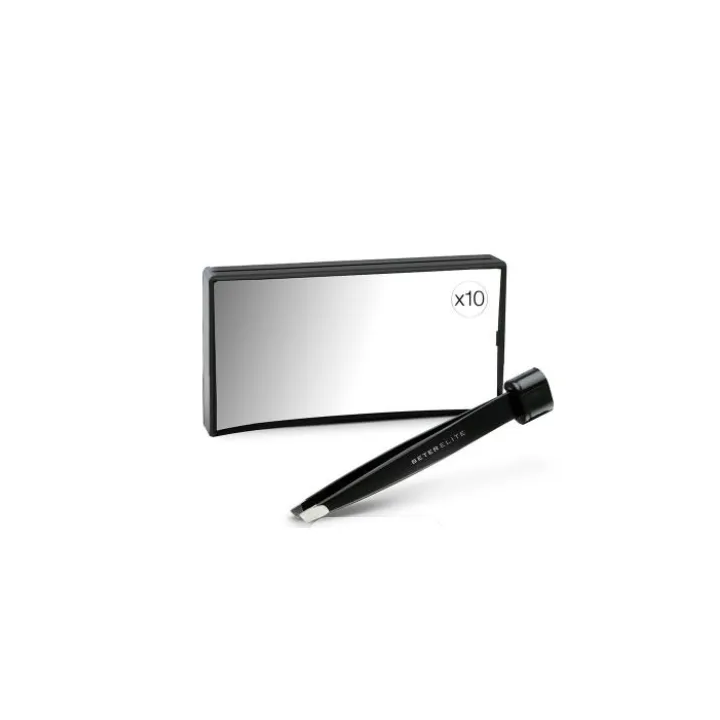 Beter Elite Espejo Rectangular De Aumento X10 Con Pinza Incorporada 