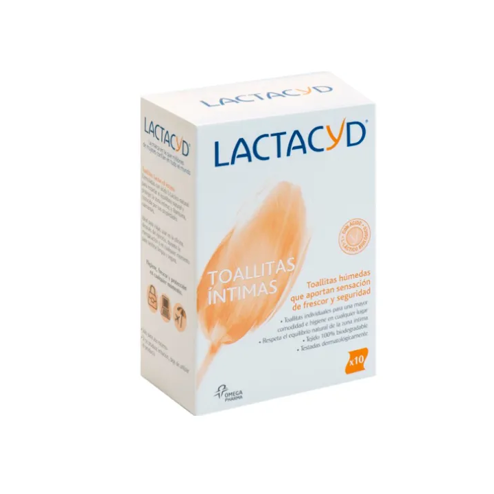 Lactacyd  Lingettes Intimes 10 Unités 
