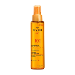 Nuxe Sun Aceite Bronceador Rostro Y Cuerpo Spf10 150ml