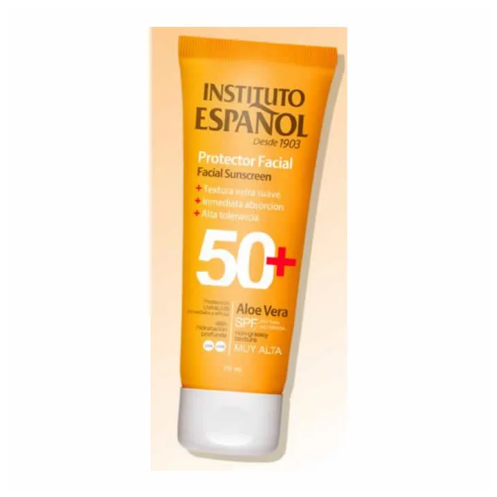 Instituto Español Facial Sunscreen Aloe Vera Spf50 75ml