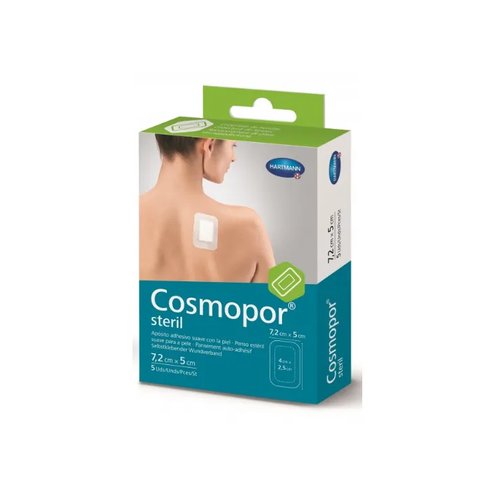 Hartmann Cosmopor Steril 7.2x5cm 5 Unidades 