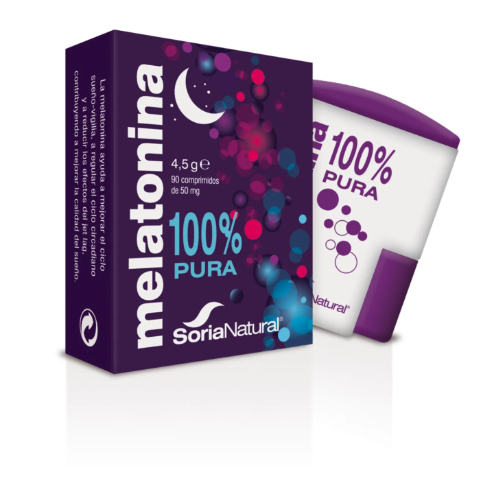 Soria Melatonina 100 Pura 50 Mg 90 Comp