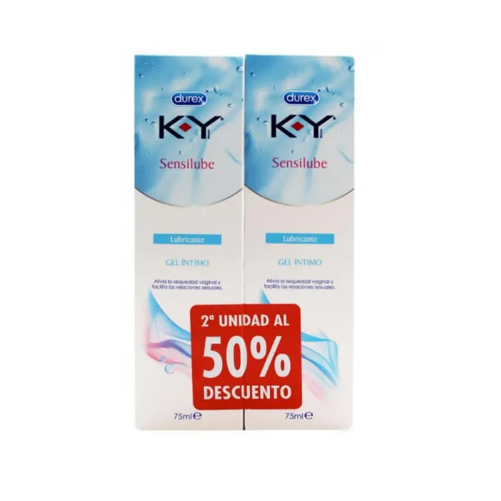 Durex Sensilube KY Lubrificante Vaginale 2x75ml