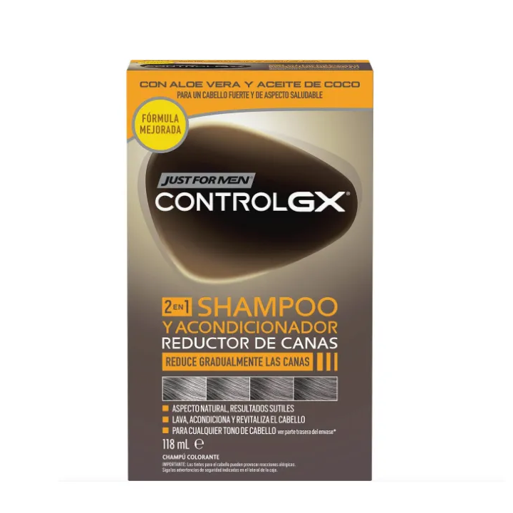 Just for Men  Control Gx Champú Y Acondicionador Reductor Canas 118ml