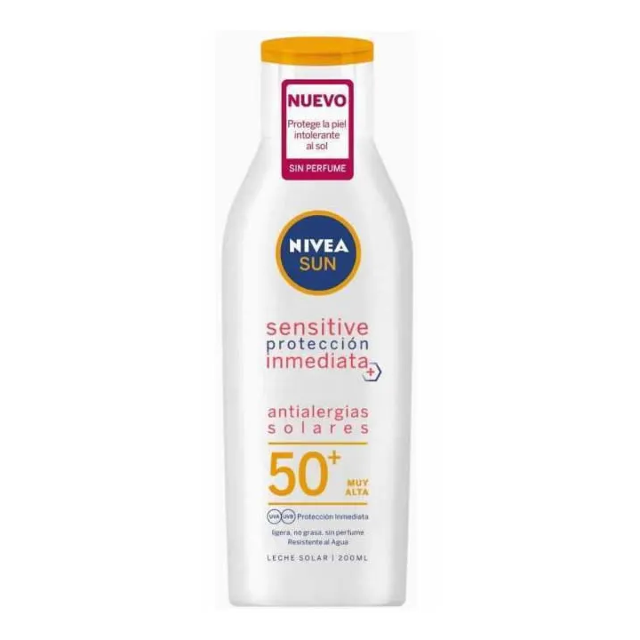 Nivea Sun Sensitive Antialergias Solares Spf50+ Leche 200ml