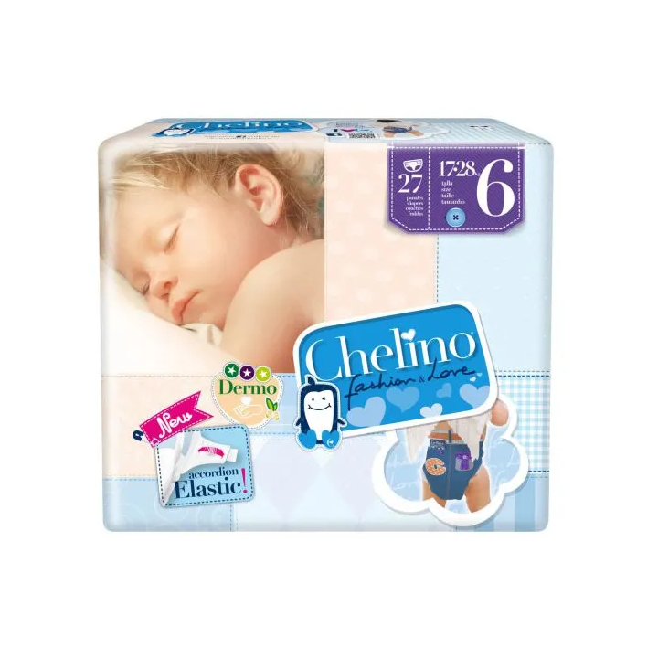 Chelino Fashion&Love Couche T-6 27 Unités