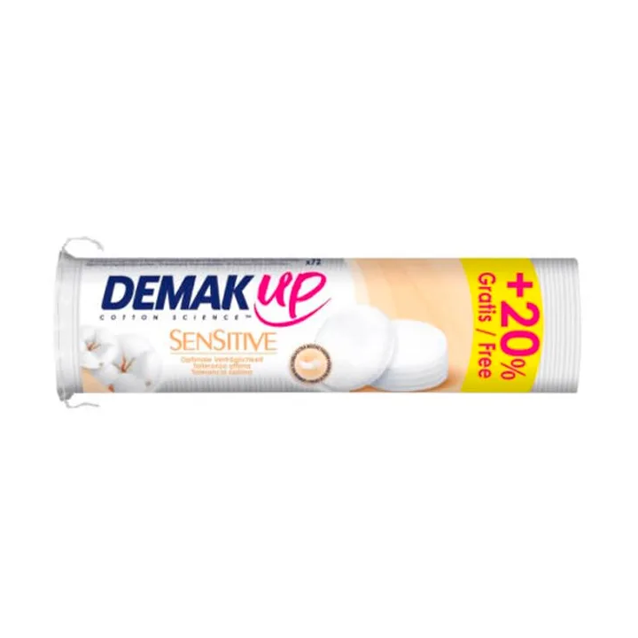 Demak Up Sensitive Discos Desmaquillantes 72 Unidades