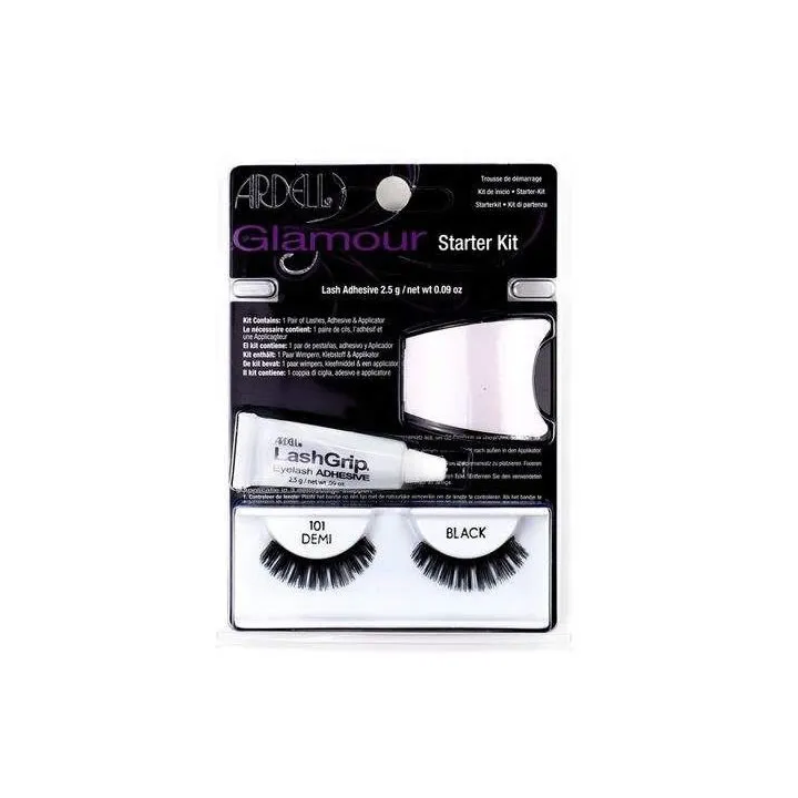 Ardell Glamour Lashes 101 Demi Black Set 3 Parti