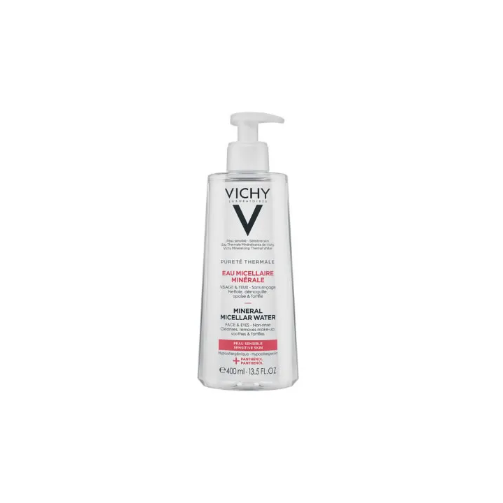 Vichy Pureté Thermale Agua Micelar Mineral Pieles Sensibles 400ml