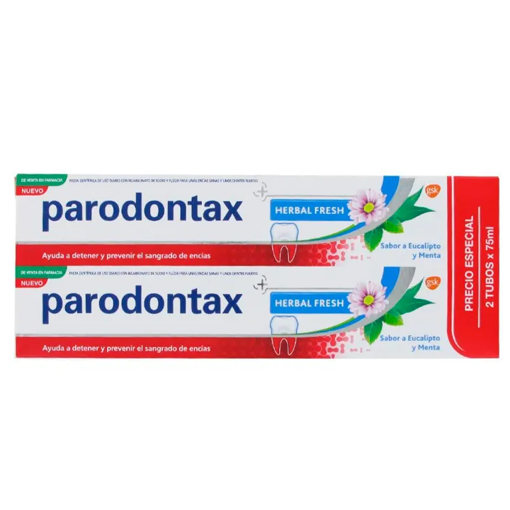 Paradontax Duplo Herbal Fresh 75ml