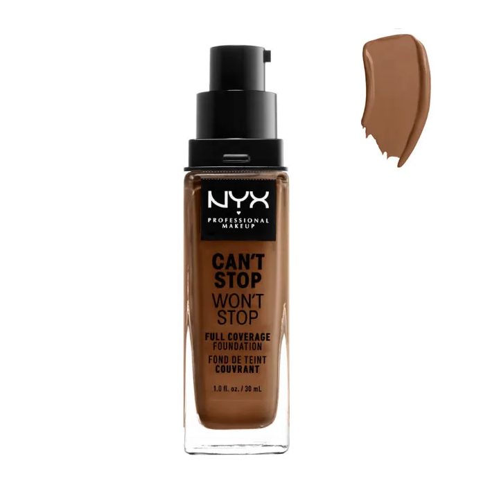Nyx Can´t Stop Won´t Stop Full Coverage Foundation Cappucciono 30ml
