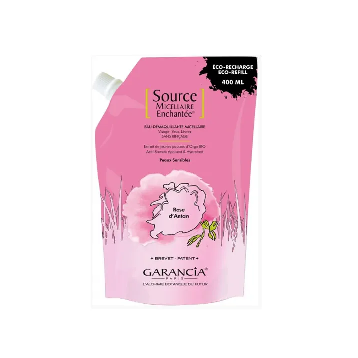 Garancia Source Micellaire Enchanté Rose Of Yesteryear Eco-Refill Makeup Remover 400ml