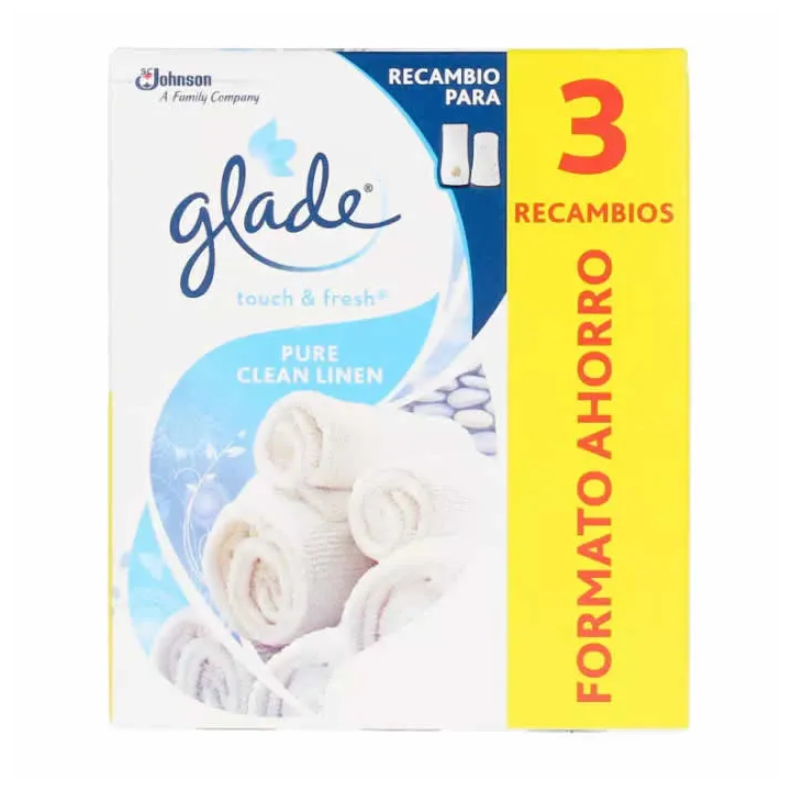 Glade Un Toque Ambientador Recambios Primavera 3 Piezas