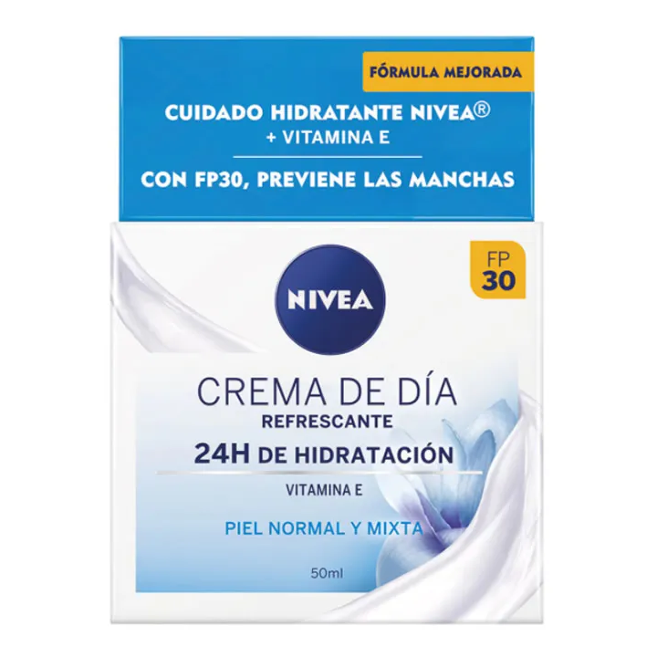 Nivea Cuidado De Día Hidratante Spf30 Piel Normal Y Mixta 50ml