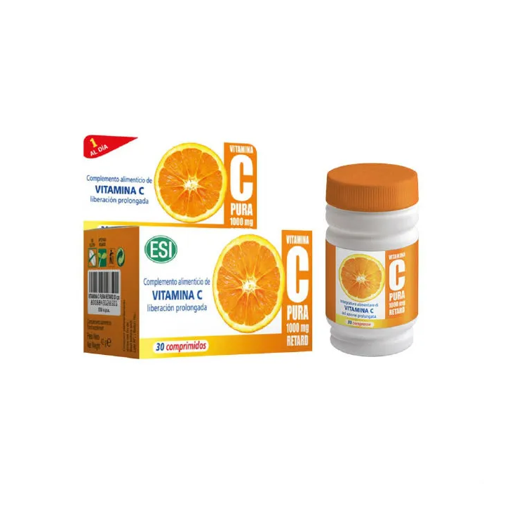Esi Vitamina C Pura 1,000 Mg Retard 30 Comprimidos