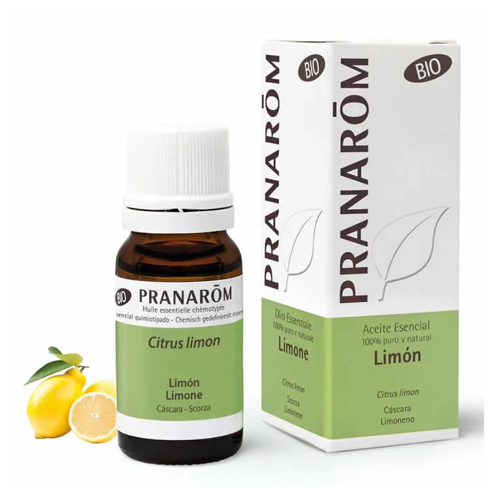 Pranarom Organic Lemon Peel Essential Oil 10ml