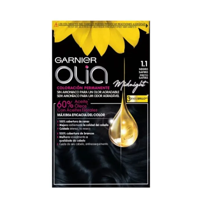 Garnier Olia Permanent Coloring 1.10 Black Sapphire
