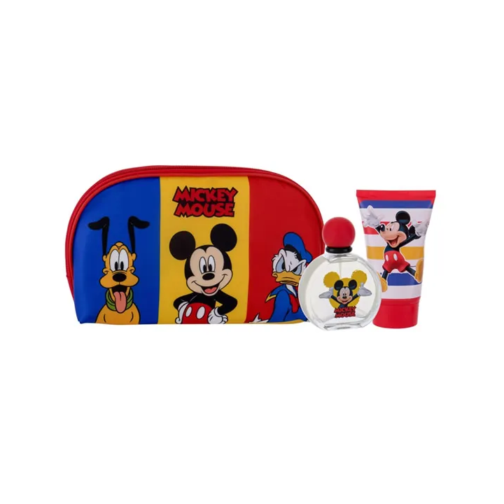 Disney Mickey Eau De Toilette Spray 50ml Coffret 3 Produits