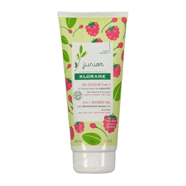 Klorane Junior Duschgel Himbeerduft 200 ml