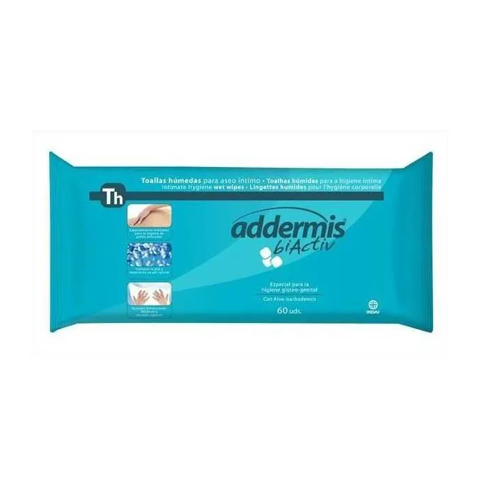 Addermis Adult Wipes Aloe Vera 60u