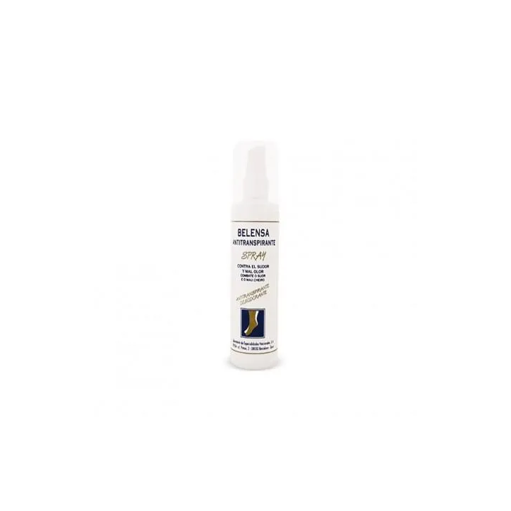 Spray Antitranspirante Contra Sudor y Mal Olor 125ml Belensa