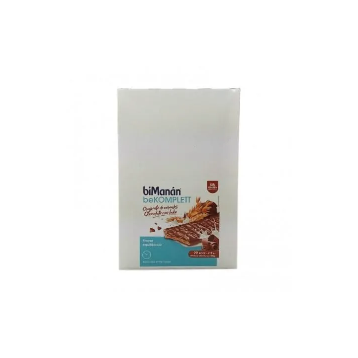 Bimanán Bimanan Bekomplett Sin Gluten Crujiente De Cereales Chocolate Leche 20 Unidades