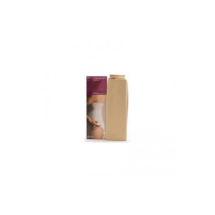 Farmalastico Cintura Lombare Beige Velcro T-1 1 Parti