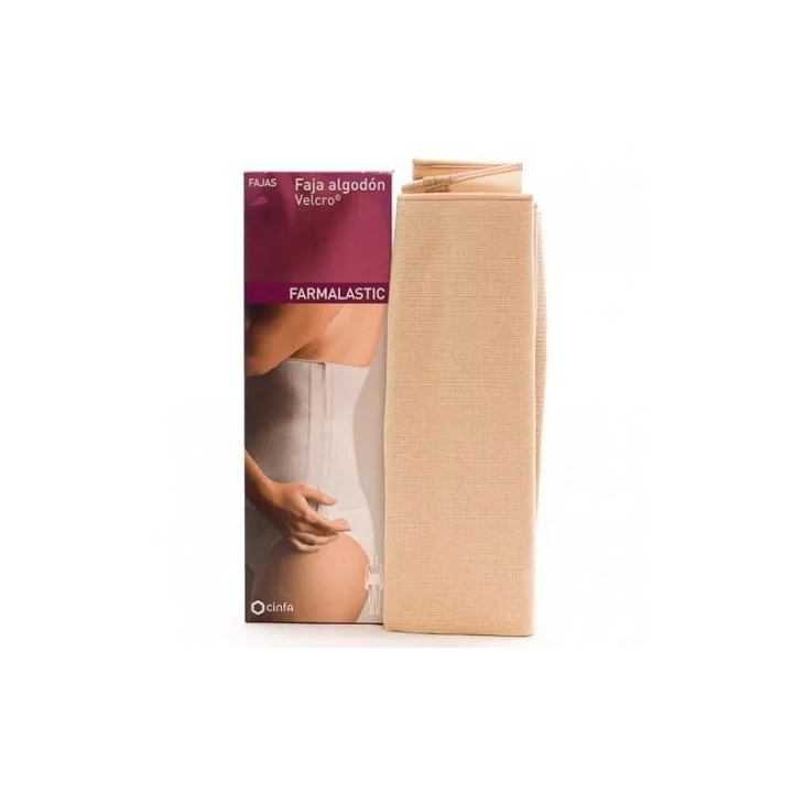 Farmalastico Cintura Lombare Beige Velcro T-3 1 Parti