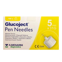 Menarini Glucoject Insulinkanüle 31gx5mm 100U