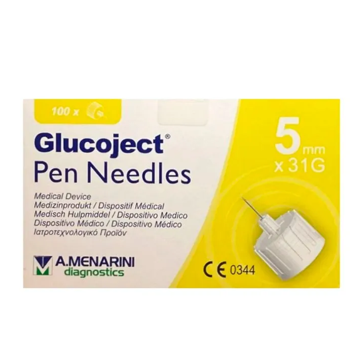 Menarini Glucoject Insulinkanüle 31gx5mm 100U