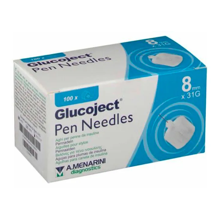 Menarini Glucoject Insulinkanüle 31gx8mm 100 Uds