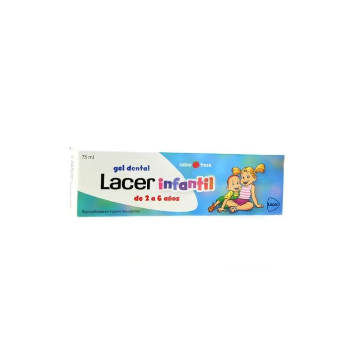 Gel Alla Fragola Per Bambini Lacer's Dental 75ml