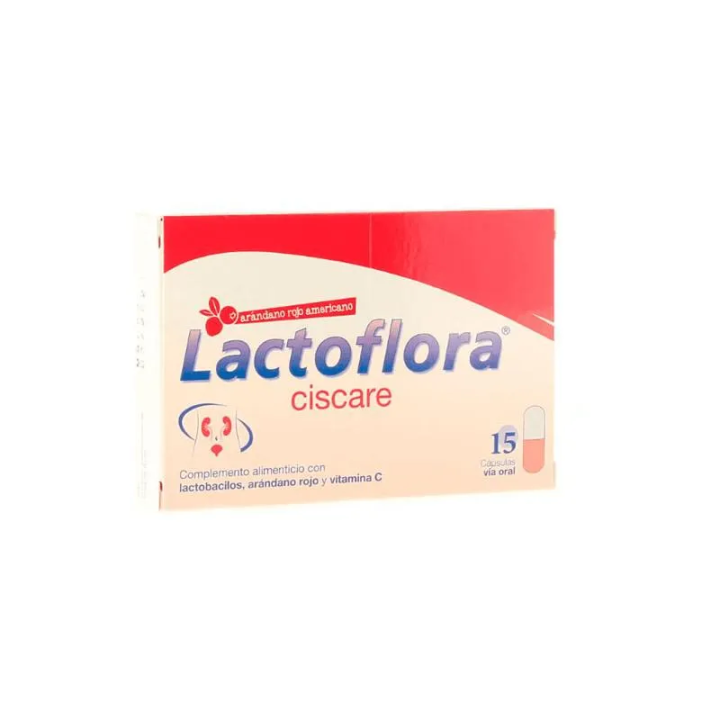 Lactoflora Ciscare Con Arándano Rojo Americano 15 Cápsulas