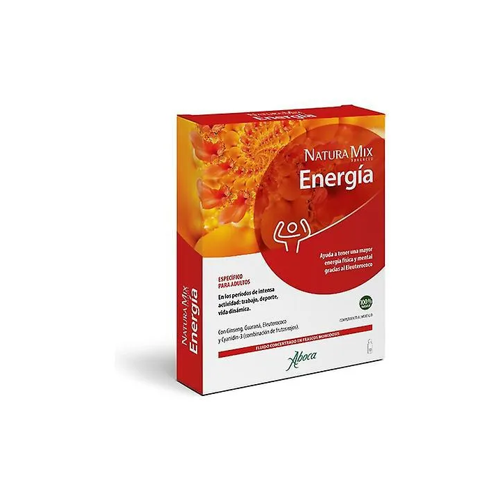 Aboca Natura Mix Advanced Energy - Fluid Concentrate 10 Vials
