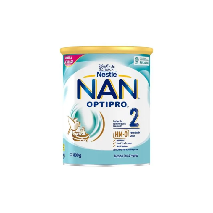 Nestle Nan 2 Optipro Leche Continuación 800g