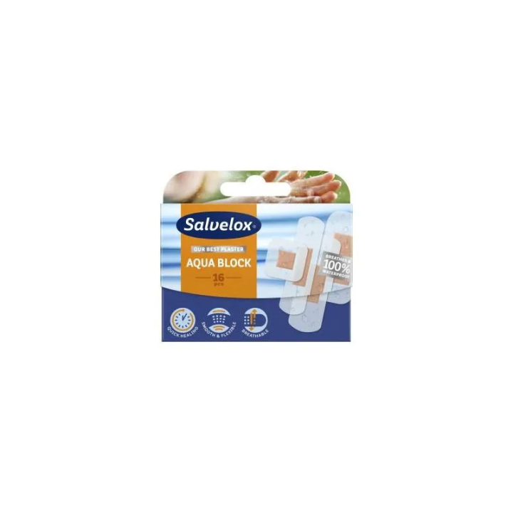 Salvelox Apósitos Adhesivos Aqua Block 16 Unidades