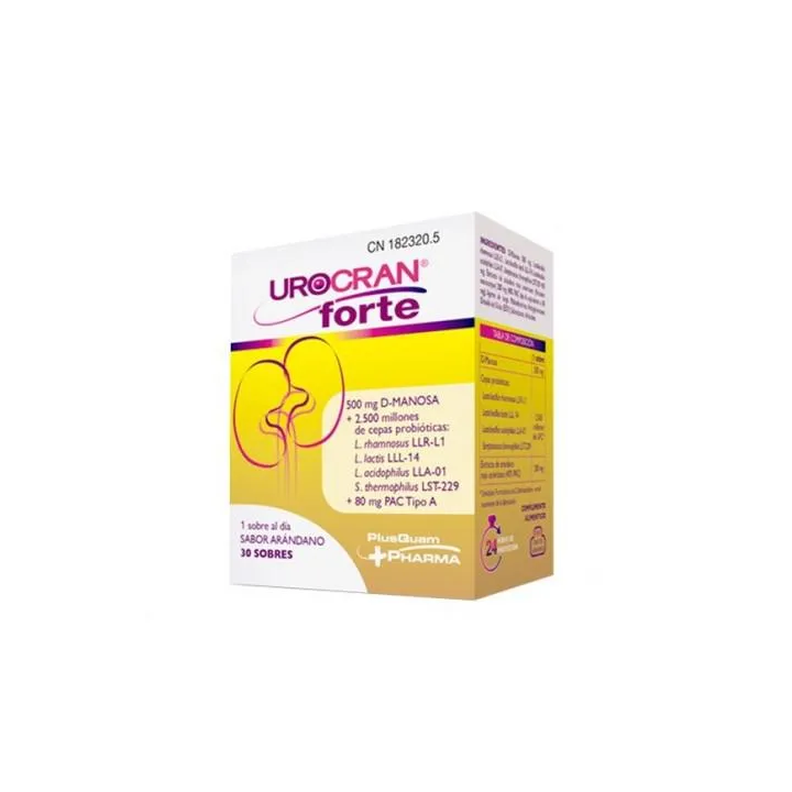 Pusquampharma Urocran Cranberry Probiotiques 30 Gélules