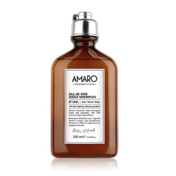 Farmavita Amaro All In One Daily Shampoo N1924 Hair-Beard-Body 250ml