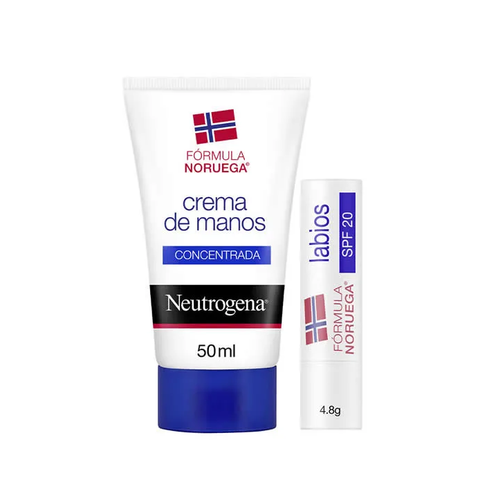 Neutrogena Crema de Manos Concentrada 50ml+ Stick Labial 4,8g
