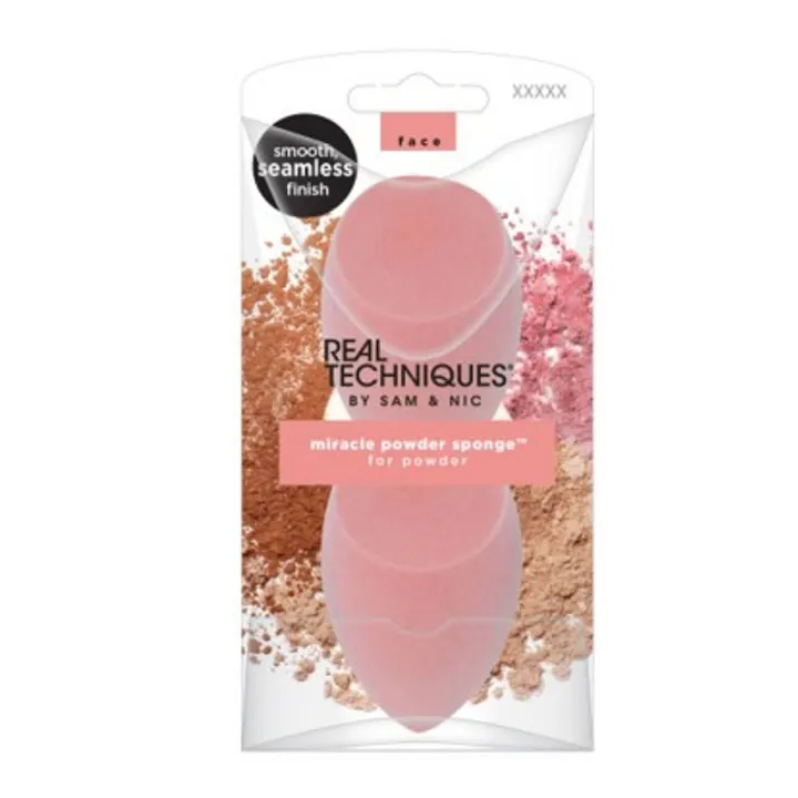 Real Techniques Miracle Powder Sponge Set 2 Piezas