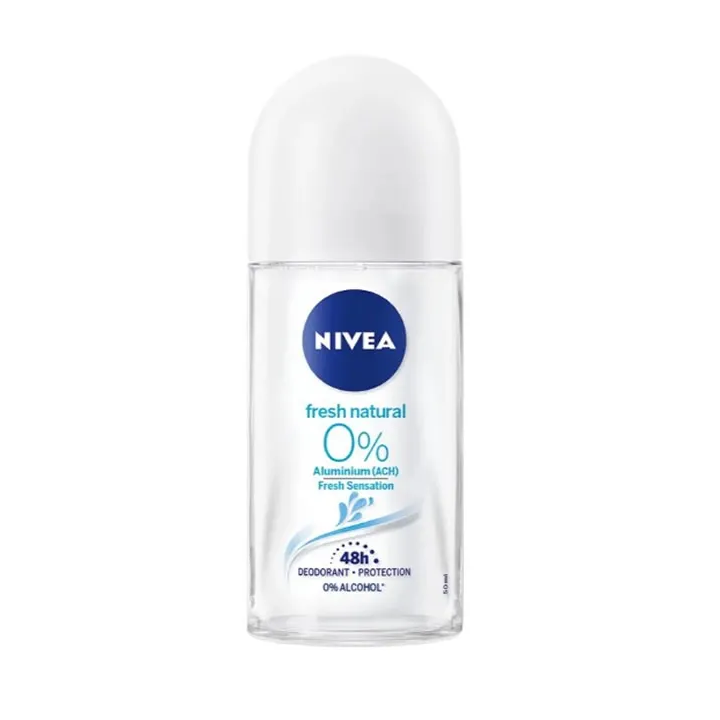 Nivea Fresh Natural 0% Desodorante Roll On 50ml
