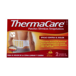 Thermacare Parches Térmicos Terapeúticos Zona Lumbar Y Cadera 2 Unidades 