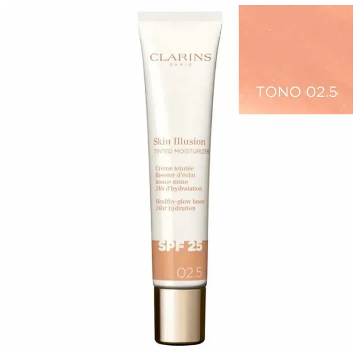 Clarins Skin Illusion Tinted Moisturizer Spf25 02.5 40ml