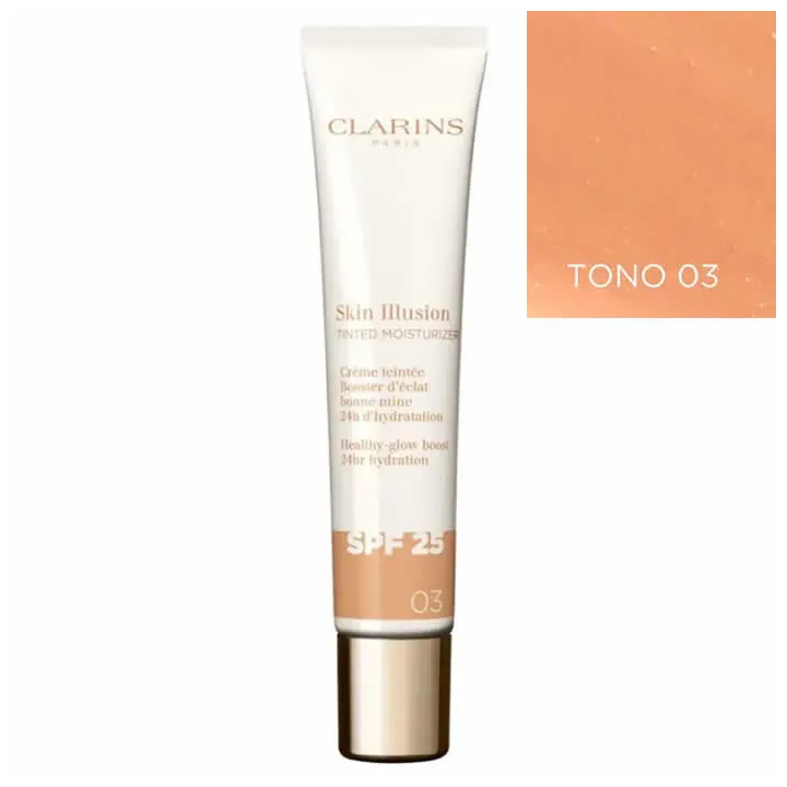 Clarins Skin Illusion Tinted Moisturizer Spf25 03 40ml