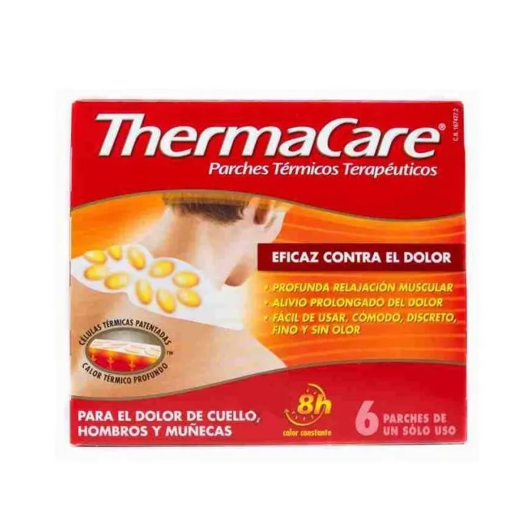 Thermacare Thermal Patches Terapeutic Neck Shoulders & Dolls 6 Units