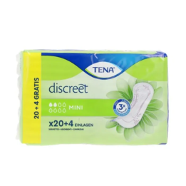Tena Discreet Compresa Incontinencia Mini 24 Unidades